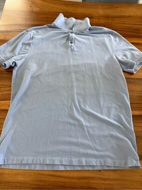 Banana Republic Light Blue Short Sleeve Polo